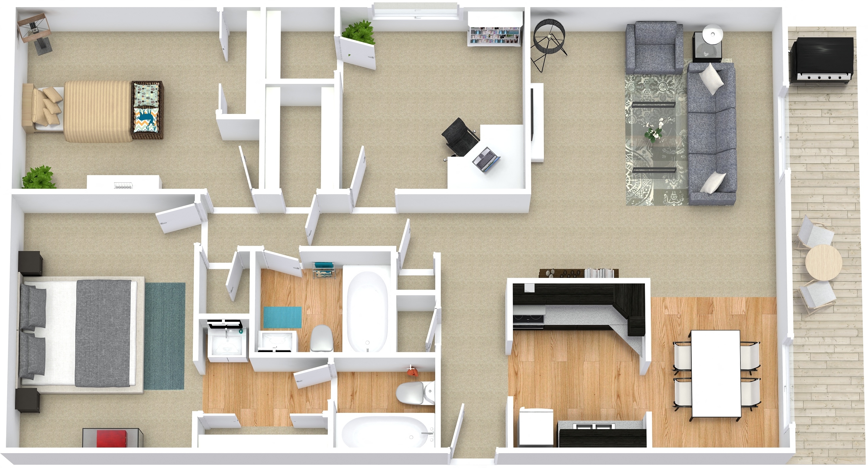 Weston Park Apartments, Des Moines, Iowa C1